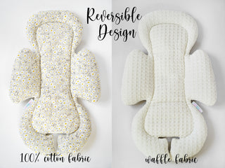 Mamaroo Newborn Insert - Daisy Cotton and Waffle Fabric