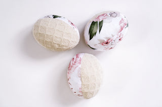 Mamaroo Newborn Insert - Pink Peony Cotton and Beige Waffle Fabric