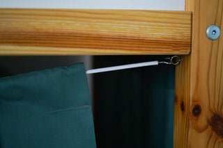 IKEA KURA Curtains Eucalyptus Green Cotton - Ready to Hang