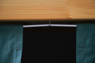 IKEA KURA Curtains Eucalyptus Green Cotton - Ready to Hang