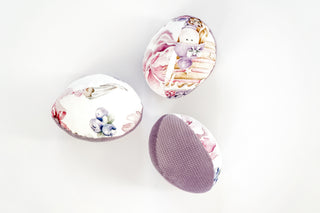 Mamaroo Cover and Insert - Watercolor Doll Print and Lilac Minky Velvet