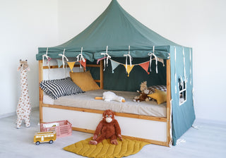 IKEA Kura Tent - Full Eucalyptus Cotton Cover, No Frame Needed