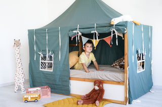 IKEA Kura Tent - Full Eucalyptus Cotton Cover, No Frame Needed
