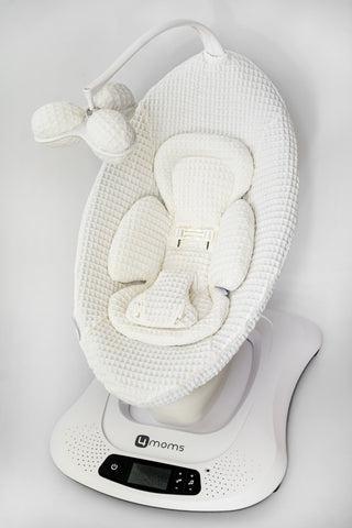 Mamaroo Newborn Insert - Handmade Cream Waffle