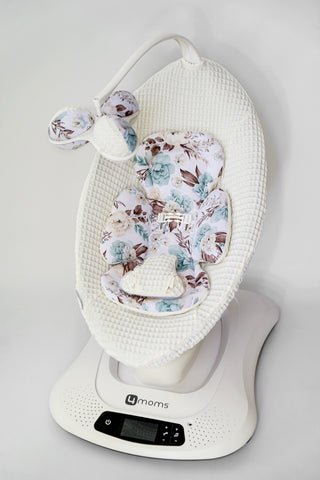 Mamaroo Infant Insert - Floral Cotton and Waffle Fabric