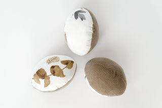 4moms Mamaroo Insert - Eucalyptus Botanical Cotton and Brown Minky Velvet