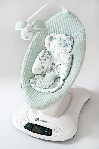 Mamaroo Infant Insert - Eucalyptus Cotton and Mint Waffle Fabric