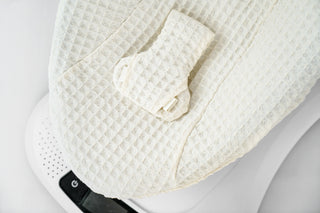 Mamaroo Swing Cover - Cream Waffle, Handmade and Washable