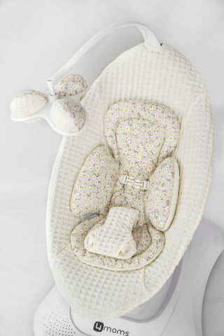 Mamaroo Newborn Insert - Daisy Cotton and Waffle Fabric