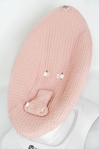 Mamaroo Seat Cover - Dusty Rose Waffle, Handmade and Washable