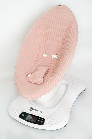 Mamaroo Seat Cover - Dusty Rose Waffle, Handmade and Washable