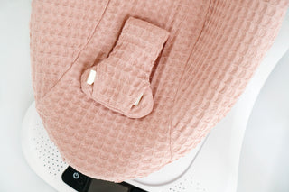 Mamaroo Seat Cover - Dusty Rose Waffle, Handmade and Washable