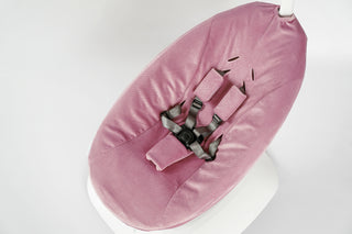 Mamaroo Swing Cover - Cherry Pink Minky Velvet
