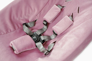 Mamaroo Swing Cover - Cherry Pink Minky Velvet