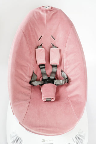 Mamaroo Seat Cover - Dusty Pink Minky Velvet