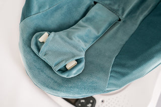 Mamaroo Seat Cover - Teal Minky Velvet