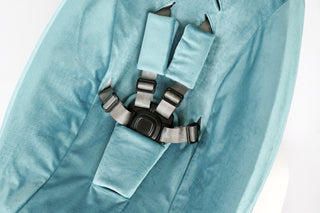 Mamaroo Seat Cover - Teal Minky Velvet