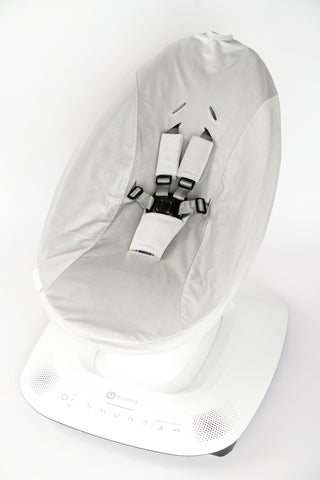 Mamaroo Replacement Cover - Gray Minky Velvet