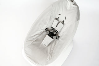 Mamaroo Replacement Cover - Gray Minky Velvet