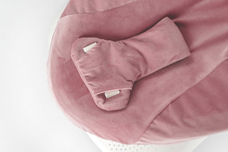 Mamaroo Seat Cover - Dusty Pink Minky Velvet