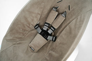 Mamaroo Swing Cover - Brown Minky Velvet