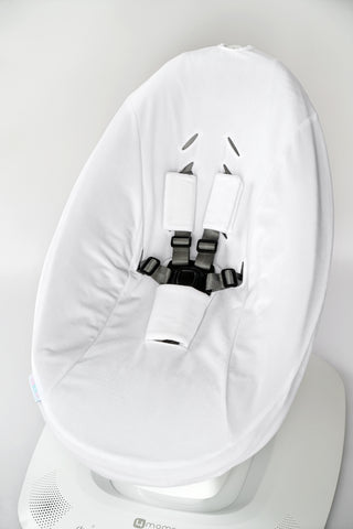 Mamaroo Cover - White Minky Velvet