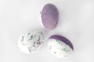 Mamaroo Newborn Insert - Bunny Floral Cotton and Lavender Minky Velvet
