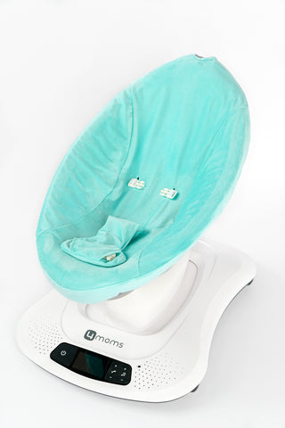 Mamaroo Swing Cover - Aqua Mint Minky Velvet
