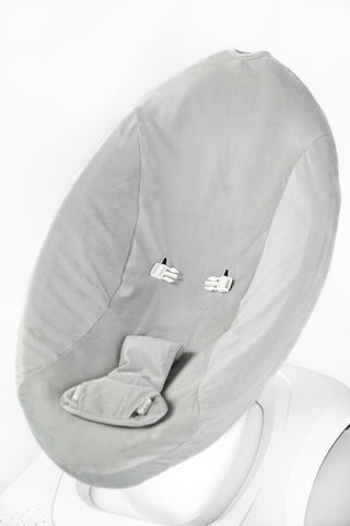 Mamaroo Replacement Cover - Gray Minky Velvet