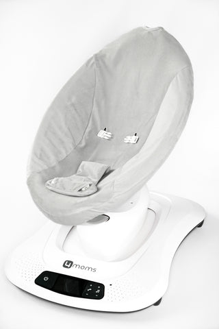 Mamaroo Replacement Cover - Gray Minky Velvet