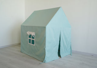 IKEA Kura Bed Tent - Tiffany Blue Teflon Canopy, 4-in-1 Sleep and Play Solution