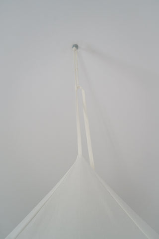 Kura Bed Tent - Ivory White, Clean Edge