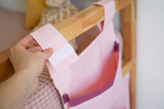 Bunk Bed Organizer - Hanging Rail Pockets, 1 to 3 Cells