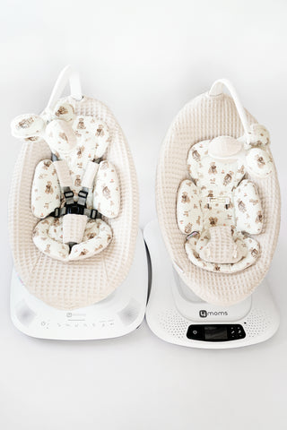 Mamaroo Insert - Teddy Bear Cotton and Waffle Fabric