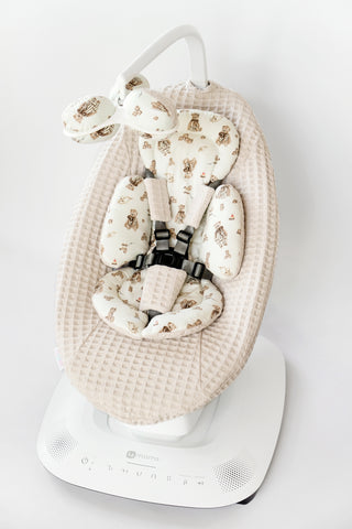 Mamaroo Insert - Teddy Bear Cotton and Waffle Fabric