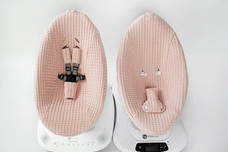 Mamaroo Seat Cover - Dusty Rose Waffle, Handmade and Washable