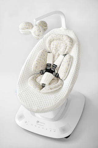 Mamaroo Newborn Insert - Daisy Cotton and Waffle Fabric