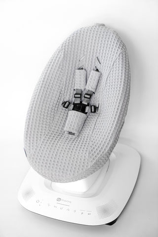 Mamaroo Replacement Cover - Gray Waffle, Handmade and Washable