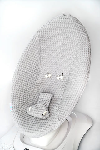 Mamaroo Replacement Cover - Gray Waffle, Handmade and Washable