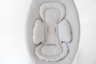 Mamaroo Replacement Cover and Insert - Gray Waffle and Brown and Gray Branch Cotton