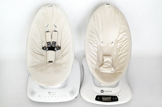 Mamaroo Swing Insert and Cover - Teddy Bear Cotton and Beige Minky Velvet