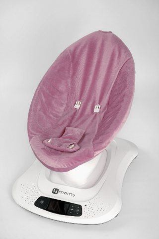 Mamaroo Swing Cover - Cherry Pink Minky Velvet