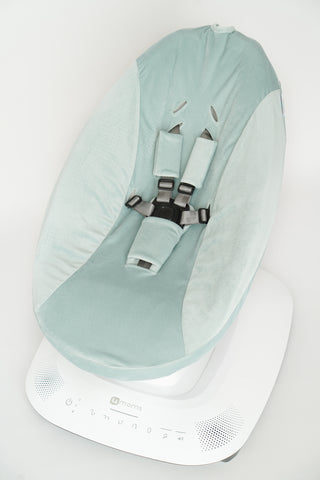 Mamaroo Seat Cover - Mint Green Minky Velvet