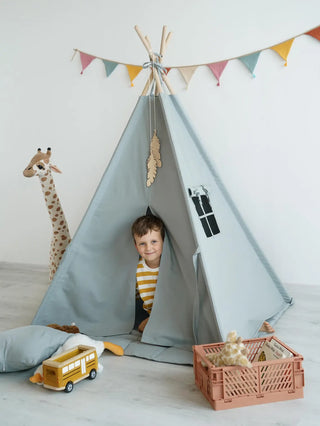 Eucalyptus Kids Teepee Tent | Handmade Cotton Indoor Play Tent