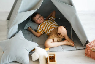 Eucalyptus Kids Teepee Tent | Handmade Cotton Indoor Play Tent