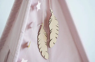 Pink Kids Teepee Tent | Handmade Cotton Play Tent for Girls