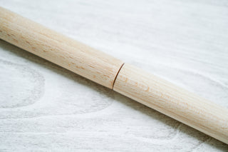 Teepee Poles Set with Stabilizer | 4 Beech Wood Poles for Kids Teepee