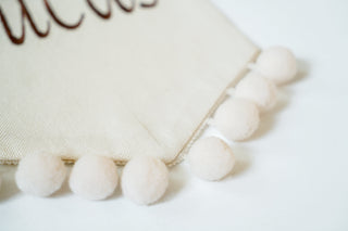 Personalized Teepee Name Banner | Embroidered Cotton Flag for Kids Teepee