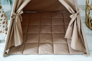 Caramel Kids Teepee Tent | Handmade Cotton Play Tent for Boys