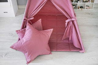 Raspberry Pink Kids Teepee Tent | Handmade Cotton Kids Play Tent
